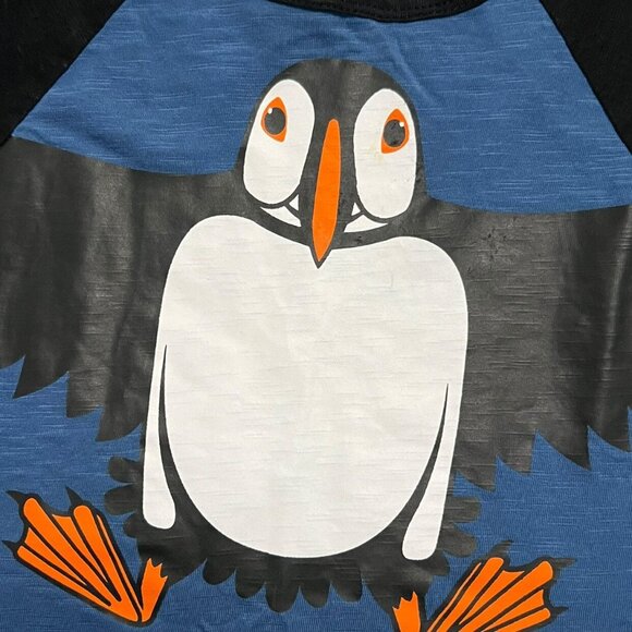 DYR Cph By Danefae 8Y Penguin Raglan Shirt - Picture 2 of 6